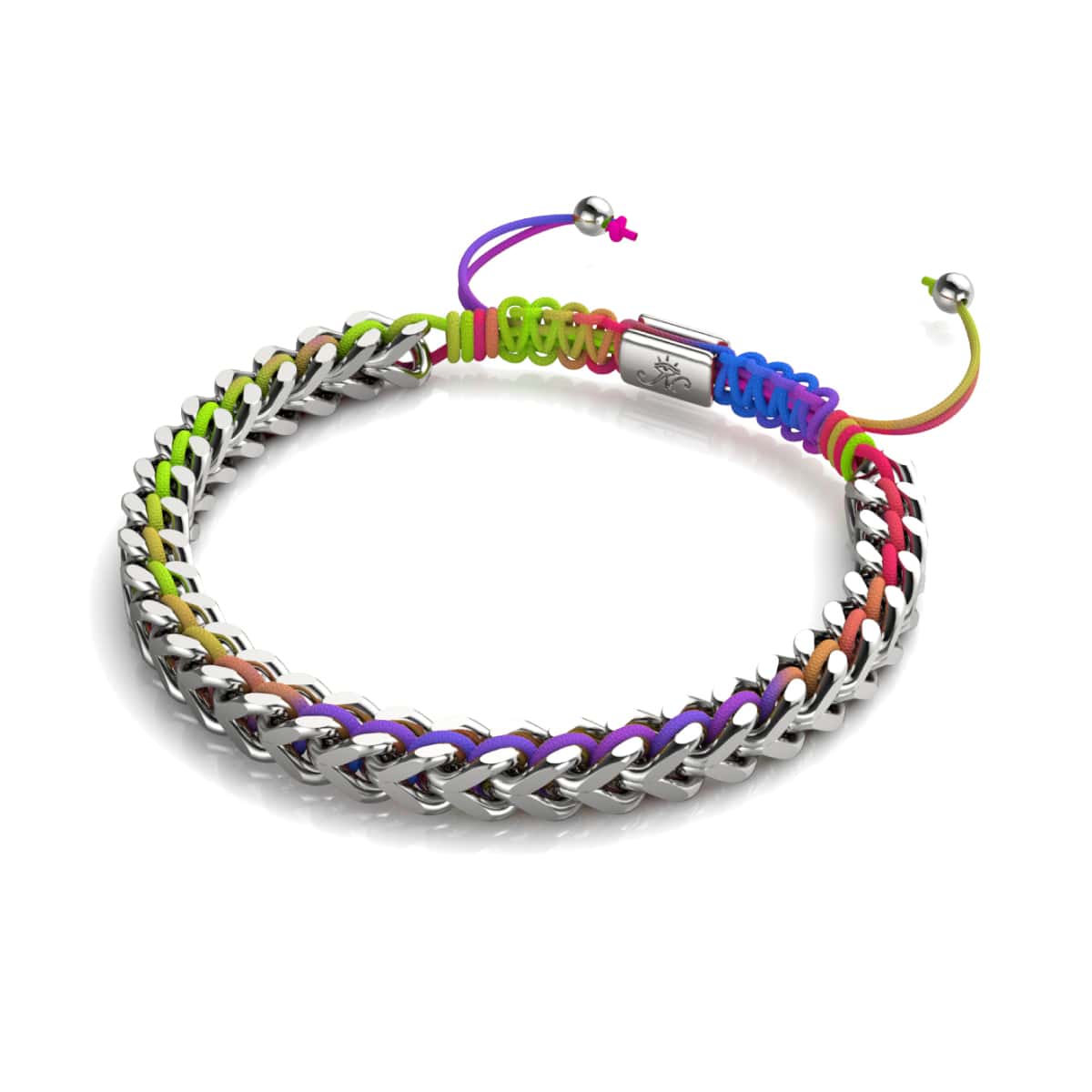 Spectrum x Silber | Gaia Weizenkettenarmband